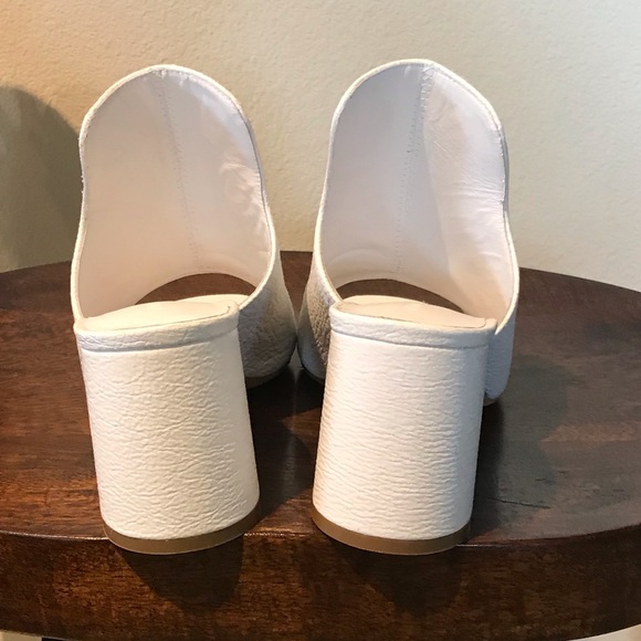 VINCE TANAY CRINKLED PATENT LEATHER MULE, SZ 9.5 - Picture 7 of 8